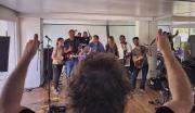 La Banda Presidencial, la imagen de Javier Milei por el evento en el Movistar Arena: Habrá sorpresas