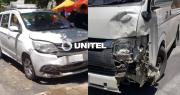 Accidente en el Prado: Vehículo choca contra otros tres en un semáforo “en rojo” en La Paz