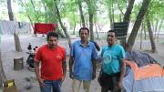 Excluidos por la crisis en sus provincias, acampan en Neuquén hasta conseguir trabajo