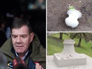 Son cabezas de termo: Guillermo Montenegro se despachó contra quienes vandalizaron la Escalera Imperial de Mar del Plata recién restaurada