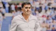 Gustavo Quinteros, caliente con el arbitraje en el duelo de Independiente con Godoy Cruz