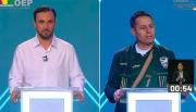 Debate: Lara exige a su contrincante disculparse por “tuits racistas”, Velasco dice que “Dios nos libre” que el excapitán sea ‘vice’