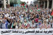 Cientos de miles marcharon en Europa, en apoyo a Palestina