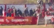 Video: así fue el momento de la explosión en el clásico zondino que terminó con dos hinchas heridos