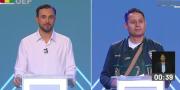 Debate de Lara y Velasco se centró en ataques, las propuestas quedaron en un segundo plano