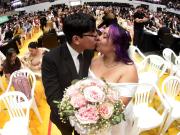 ¡Histórico! Más de 600 parejas dijeron sí, quiero en la boda colectiva más grande de Paraguay