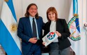 Personero del PDC de Rodrigo Paz se reúne con la Ministra de Seguridad de Milei