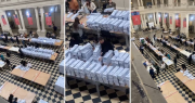 La Justicia Electoral ya recibió las boletas impresas y en el Pasaje Dardo Rocha se organiza su reparto