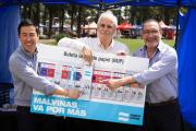 Nardini y Taiana recorrieron la Feria del Libro de Malvinas Argentinas