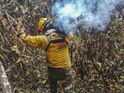 La semana comienza con 10 incendios forestales activos en Santa Cruz