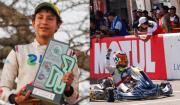 Lucas Careaga hace historia al ganar todas las categorías del karting nacional