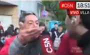 Lamentable: libertarios increparon el móvil de C5N antes del show de Milei