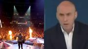 Atónitos: hasta a Luis Majul y Esteban Trebucq les pareció mucho el show musical de Javier Milei