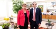 Caputo también se vio con Georgieva: qué dijo el FMI