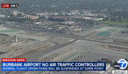 La torre de control del Aeropuerto Hollywood Burbank estuvo sin personal el lunes por la noche en medio del cierre gubernamental