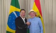 Arce se reúne con Lula en Brasil y coinciden dar continuidad a los proyectos bilaterales