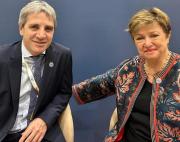 Kristalina Georgieva, con Caputo: Trabajamos para promover la estabilidad macroeconómica y el crecimiento