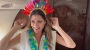 Avión privado y viaje a Brasil: el polémico cumpleaños de Pamela David