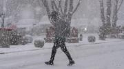 Alerta amarilla por vientos de 120 km/h y una sorpresiva nevada en plena primavera