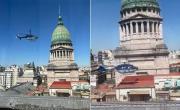 VIDEO. Simulacro: un helicóptero de la Policía hizo maniobras en la terraza del Congreso y desató ola de comentarios