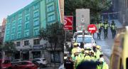 Caos en pleno centro de Madrid: Un edificio en obras se derrumbó y hay cuatro desaparecidos