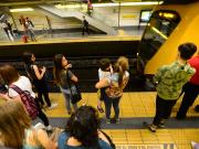 Paran la Línea H del subte en reclamo de mayor seguridad: a un empleado le cortaron una ceja en la estación Santa Fe