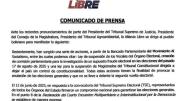 Alianza Libre denuncia maniobras del MAS para frenar la segunda vuelta electoral