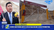Municipio de Oruro entrega cerco perimetral en el área protegida del cerro San Pedro