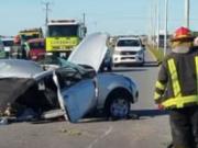 Tragedia en la ruta 11: murió un nene de dos años al chocar el auto en el que viajaba contra una columna en Santa Clara del Mar