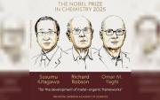 El premio Nobel de Química fue para Susumu Kitagawa, Richard Robson y Omar M. Yaghi