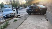 Un accidente entre un taxi y un particular dejó a una pasajera con heridas en Las Heras