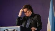 Abuchearon e insultaron a Javier Milei en el microcentro porteño