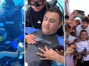 La historia de Walaa Hafez, el egipcio cuadripléjico que batió un nuevo récord mundial de buceo