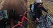 ¡El susto de sus vidas! Turistas tuvieron un accidente en cuatrimoto y todo quedó grabado en video
