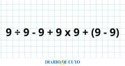 ¿Cuánto es 9 ÷ 9 – 9 + 9 x 9 + (9 – 9)? El desafío viral que pone a prueba los conocimientos básicos de cálculo