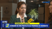 Senado rechaza el proyecto de prórroga de mandato presentado por el senador Pedro Benjamín Vargas