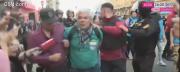 Represión en el Congreso: tres detenidos, golpes y empujones en la marcha de jubilados