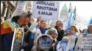 Argentina: Marcha de jubilados es reprimida