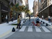 Cuál es la nueva calle verde que sumará el Centro porteño