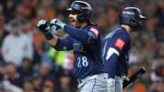 Eugenio Suárez despertó con el madero para acercar a Seattle a la próxima ronda
