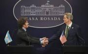 Milei, Caputo y Bullrich agradecieron el salvataje de Estados Unidos: Libertad económica