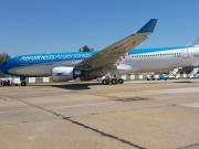 Falló un motor en pleno despegue de un avión en Trelew: no hubo heridos