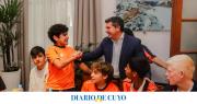 Orrego recibió a los deportistas sanjuaninos que ganaron 42 medallas en los Juegos Evita