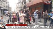 Vecinos de Utama-Chinchaya protestan, exigiendo bocas de tormentas y caminos asfaltados para evitar ser víctimas de inundaciones
