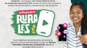 Lanzan concurso de influencers rurales en dos categorías