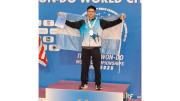 Demian Arato, campeón mundial de Taekwon-Do en Croacia