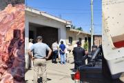 Horror: decomisaron más de 1.000 kilos de carne en mal estado en La Banda