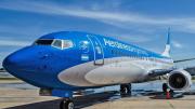 Explotó la turbina de Boeing 737 de Aerolíneas Argentinas en Trelew