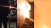 Pergamino: simularon la explosión de un volcán en una feria de ciencias y al menos diez personas resultaron heridas