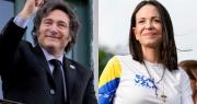 Milei felicitó a Corina Machado: Gracias por pelear contra la narcodictadura de Venezuela